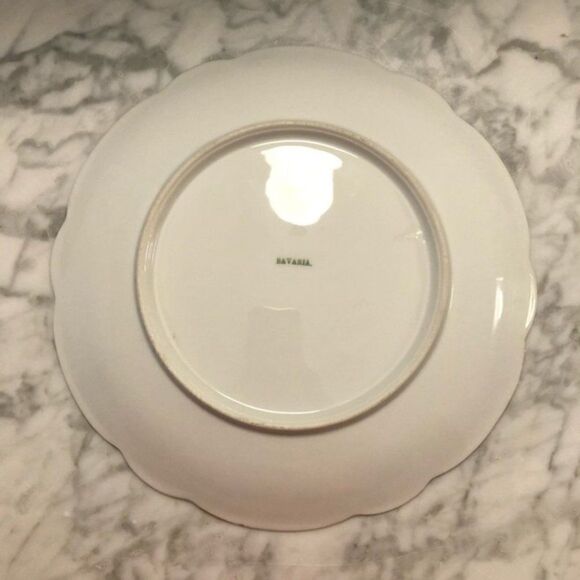 Vintage Bavaria Floral Hand Painted Plates - Picture 5 of 5